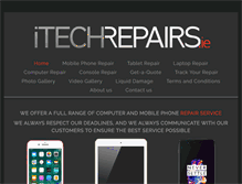 Tablet Screenshot of itechrepairs.ie